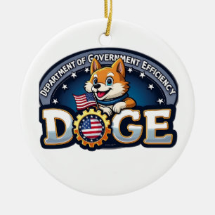 Adorno De Cerámica Departamento De Eficiencia Gubernamental Doge Perr