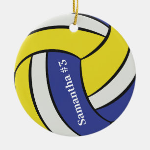 Adorno De Cerámica Deportes de voleibol personalizados