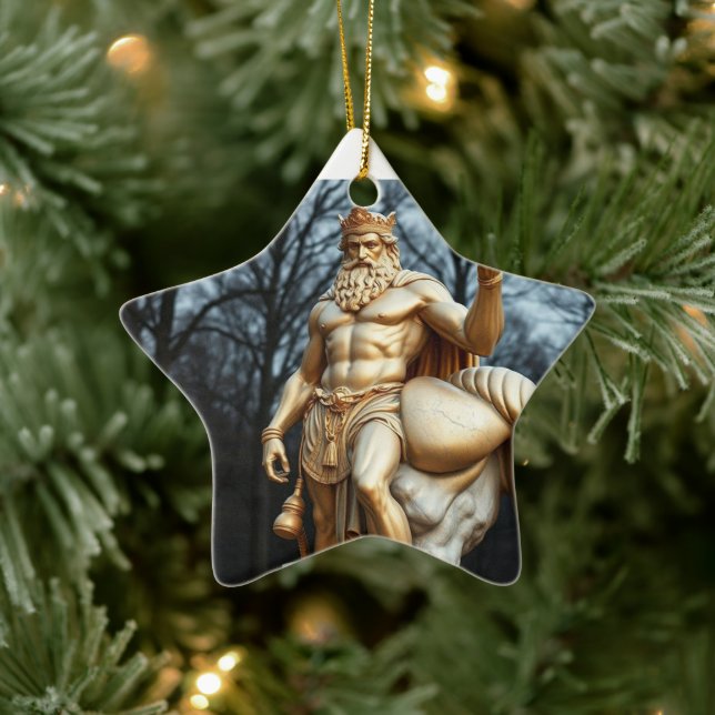 Adorno De Cerámica Der größte Held aller Zeiten – Herkules in Gold (Árbol)