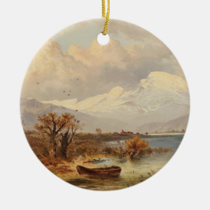 Adorno De Cerámica Der Haider See - Emil Barbarini