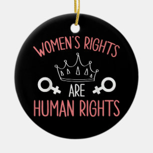 Adorno De Cerámica Derechos de la mujer Derechos de la mujer Derechos