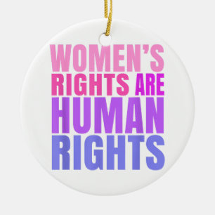 Adorno De Cerámica Derechos Humanos Derechos de la Mujer