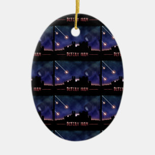 Adorno De Cerámica Derrotar a Irán