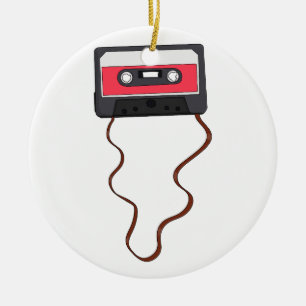 Adorno De Cerámica Desenganche la cinta mixtape Retro Vintage