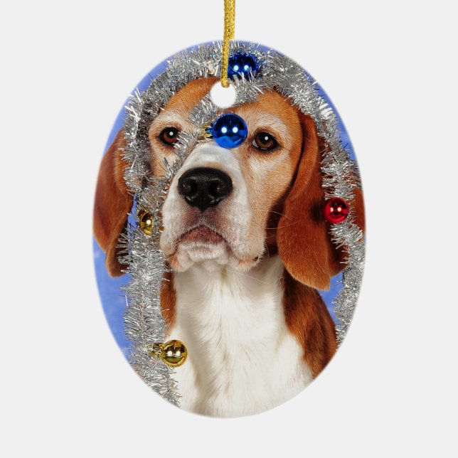 Adorno De Cerámica Desgracia del navidad (Frente)