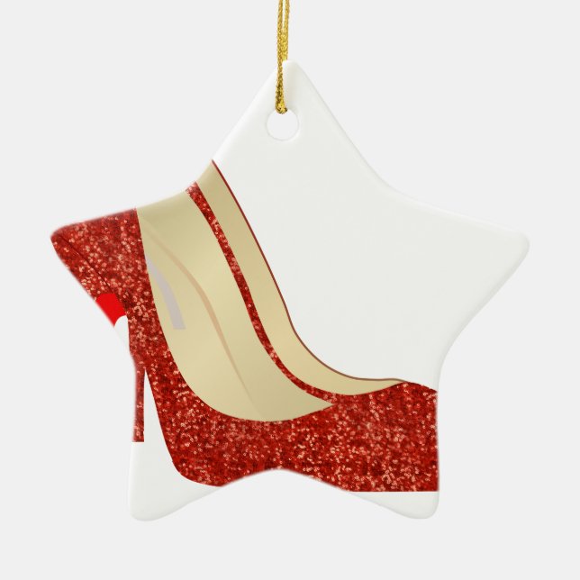 Adorno De Cerámica deslizadores de rubíes (Frente)