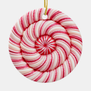 Adorno De Cerámica Deslumbramiento espiral de menta