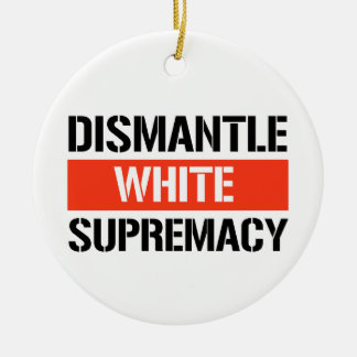 Adorno De Cerámica Desmandar la supremacía blanca