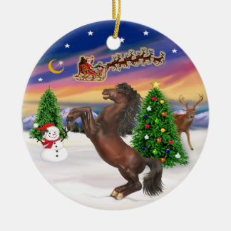 Adorno De Cerámica Despegar - Caballo (marrón)