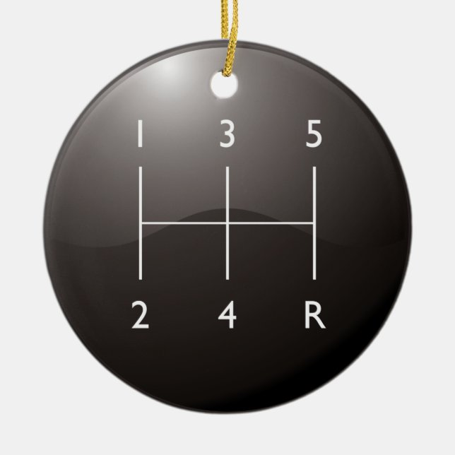 Adorno De Cerámica Desplazador del engranaje (Frente)