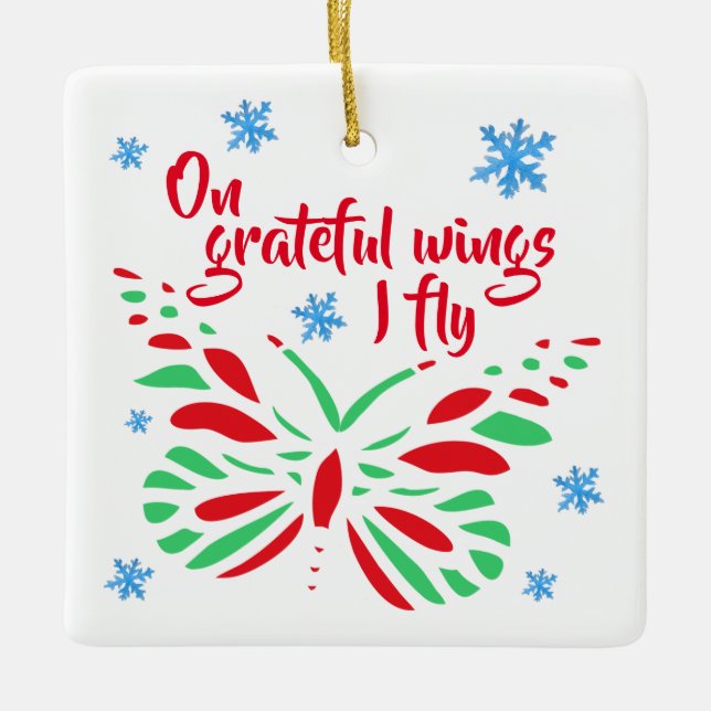 Adorno De Cerámica Destinatario de trasplante de personalizable (Anverso)