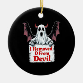 Adorno De Cerámica Destituí D del Diablo Oscuro Fantasía Gótica