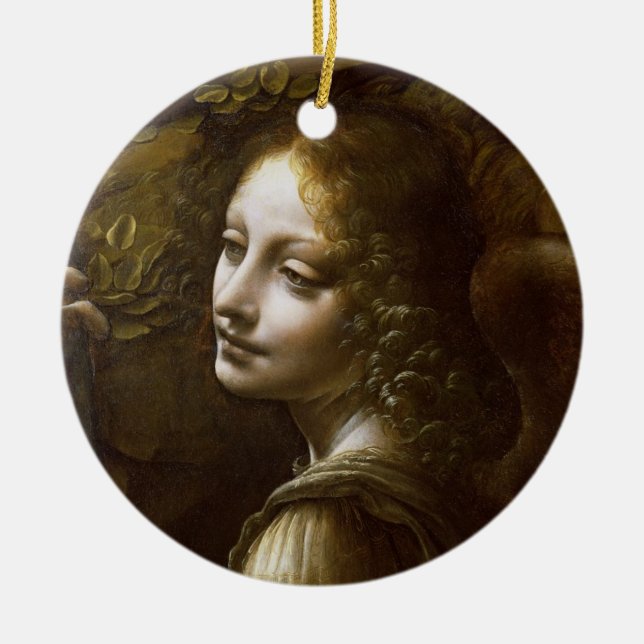 Adorno De Cerámica Detalle del ángel (Frente)