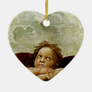 Adorno De Cerámica Detalle "Sistine Madonna" de Raphael (alrededor de