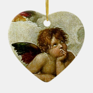 Adorno De Cerámica Detalle "Sistine Madonna" de Raphael (alrededor de