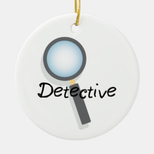 Adorno De Cerámica Detective