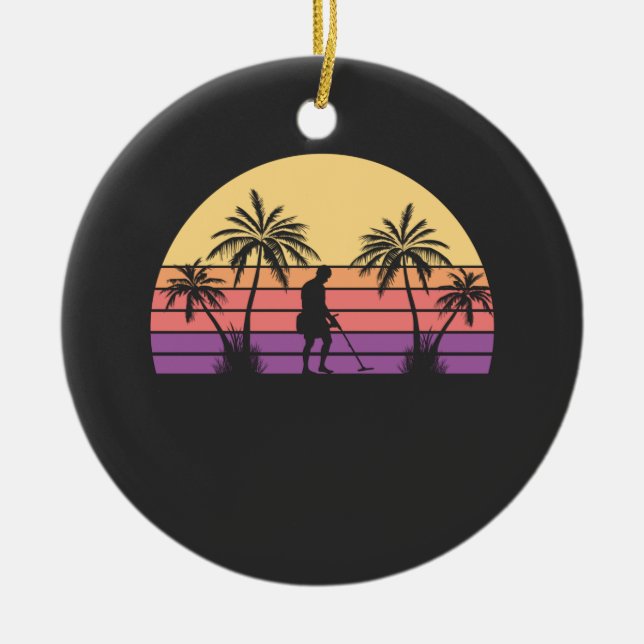 Adorno De Cerámica Detectora Metalizado de Sondeln (Frente)