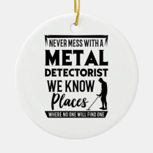 Adorno De Cerámica Detectorista de Metales