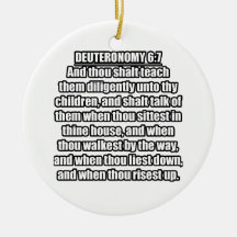 Deuteronomio 6:7 Versículo de la Biblia KJV