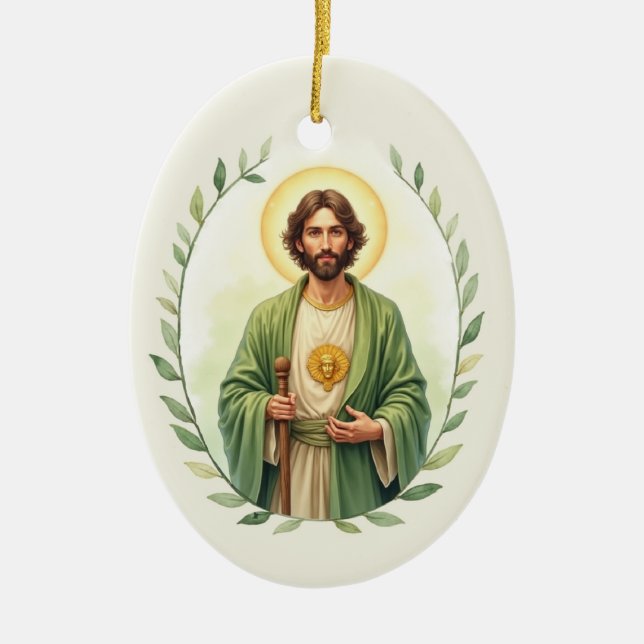 Adorno De Cerámica Devoción católica (Frente)