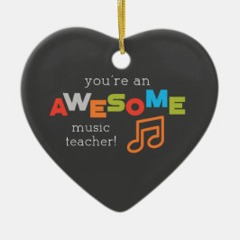 Adorno De Cerámica Día de Apreciación de Maestros de Música, maravill