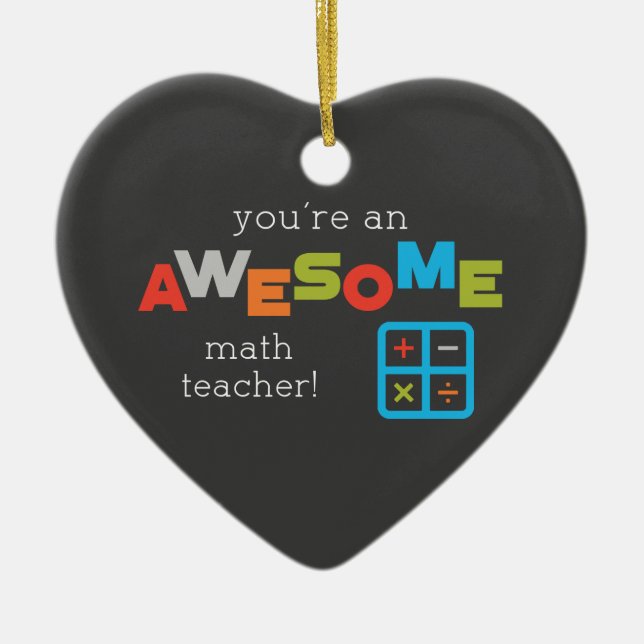 Adorno De Cerámica Día de Apreciación de Maestros Maestros, increíble (Frente)