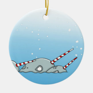 Adorno De Cerámica Día de fiesta mágico Narwals