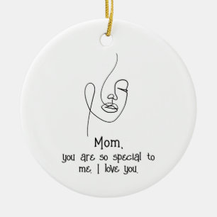 Adorno De Cerámica Día de la Madre, personalizado cita mantenimiento