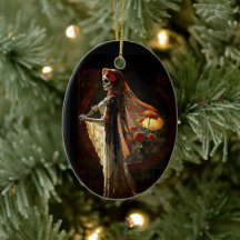 Día de los Navidades estéticos del Gótico Skeleton