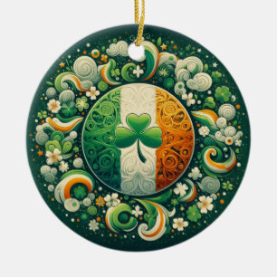 Adorno De Cerámica Día de San Patricio/Irlanda/Irlanda