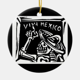Adorno De Cerámica Día de Viva México México "del muerto "