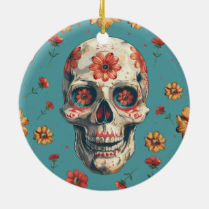 Adorno De Cerámica Día del diseño temático de los muertos