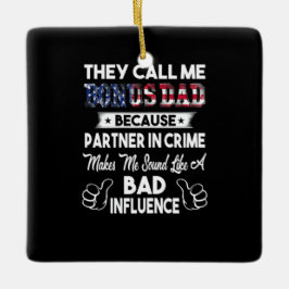 Adorno De Cerámica Día del padre | Me Llaman Bonus Dad