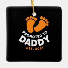 Adorno De Cerámica Día del padre | Promovida A Papi 2021