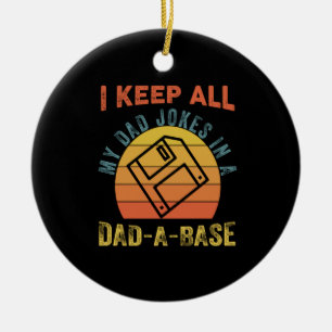 Adorno De Cerámica Día del Padre Yo guardo todos los Chistes de mi pa