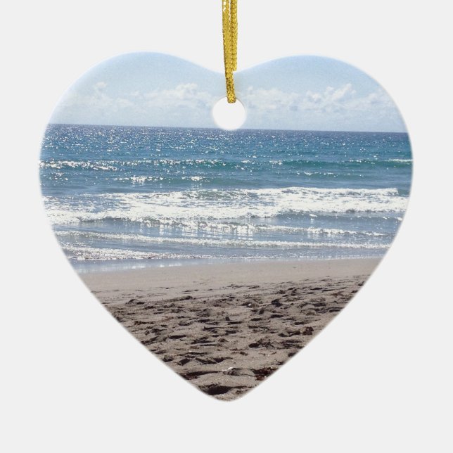 Adorno De Cerámica Día en la playa (Frente)