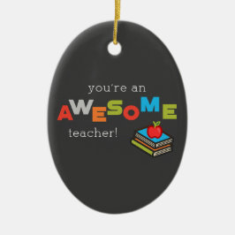 Adorno De Cerámica Día General de Apreciación del Profesor, maravillo