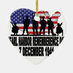 Adorno De Cerámica Día L.png de la conmemoración del Pearl Harbor