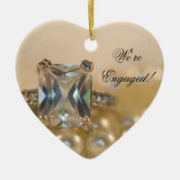 Diamante de la princesa y compromiso de las perlas