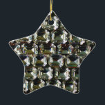 Adorno De Cerámica Diamantes, elegantes piedras preciosas<br><div class="desc">Antiguo brillo de Hollywood y diamantes elegantes de glamour, patrón de piedra gemela. ¡Una gran idea de regalo para las vacaciones de los Navidades, los cumpleaños o simplemente porque ella es maravillosa! - Dé este moderno, fabuloso, moderno, moderno, divertido, brillante y glamuroso equipaje a tu persona favorita. El texto se...</div>