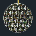 Adorno De Cerámica Diamantes, elegantes piedras preciosas<br><div class="desc">Antiguo brillo de Hollywood y diamantes elegantes de glamour, patrón de piedra gemela. ¡Una gran idea de regalo para las vacaciones de los Navidades, los cumpleaños o simplemente porque ella es maravillosa! - Dé este moderno, fabuloso, moderno, moderno, divertido, brillante y glamuroso equipaje a tu persona favorita. El texto se...</div>
