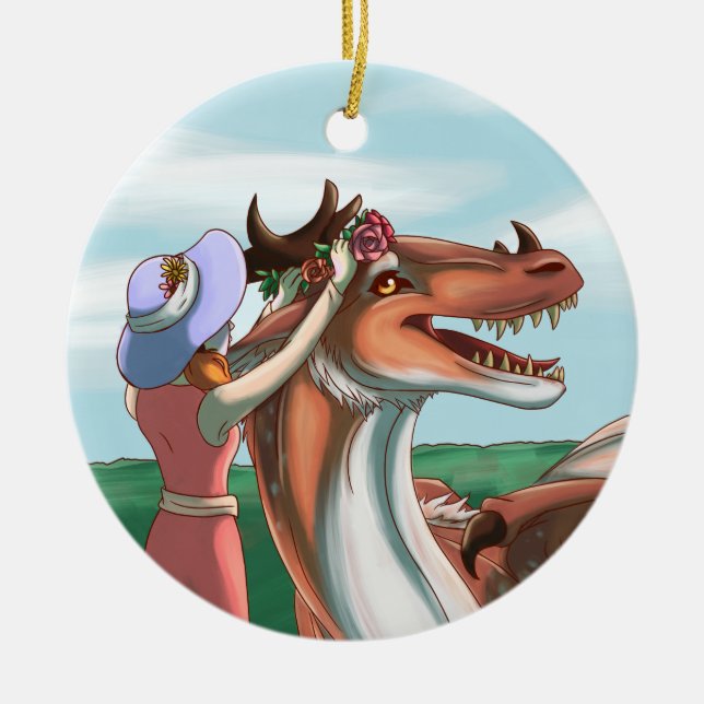 Adorno De Cerámica Días pacíficos (Frente)