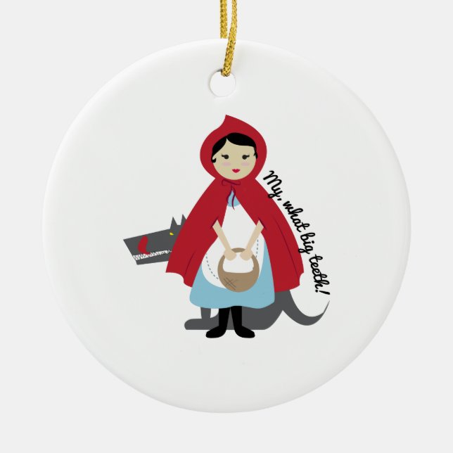 Adorno De Cerámica Dientes grandes (Frente)