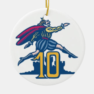 Adorno De Cerámica Diez señores uno-Saltar