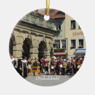 Adorno De Cerámica Dinkelsbuhl pueblo histórico de Franconia