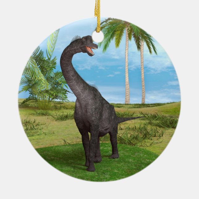 Adorno De Cerámica Dinosaurio Brachiosaurus (Atrás)