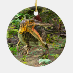 Adorno De Cerámica Dinosaurio Spinosaurus
