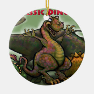 Adorno De Cerámica Dinosaurios Jurásicos