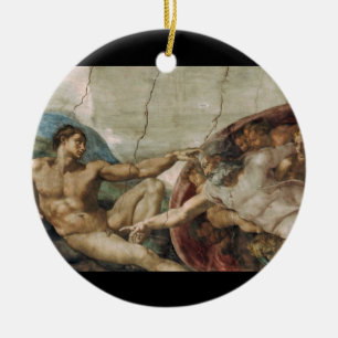 Adorno De Cerámica Dios curioso