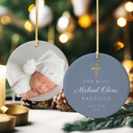 Adorno De Cerámica Dios moderno bendice el bautismo de travestis